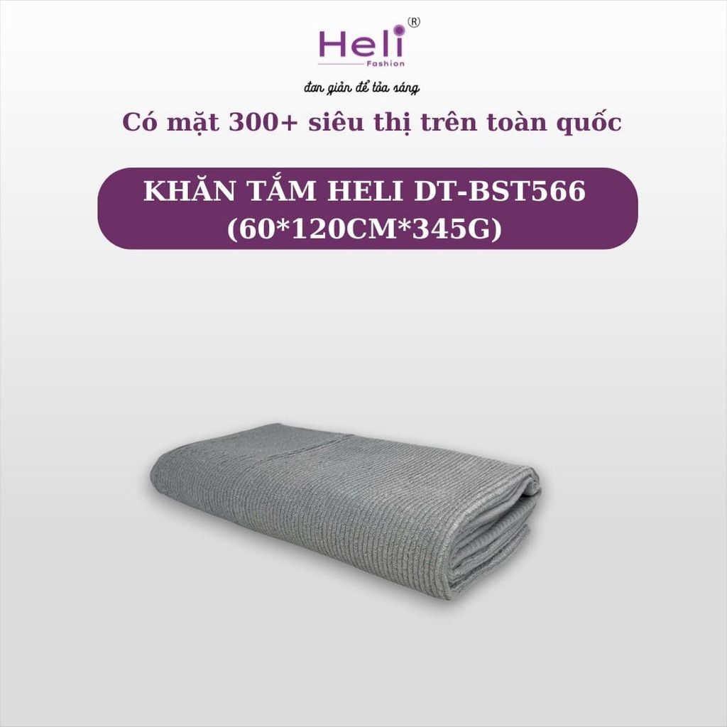 KHĂN TẮM  HELI DT-BST566 (60*120CM*345G)