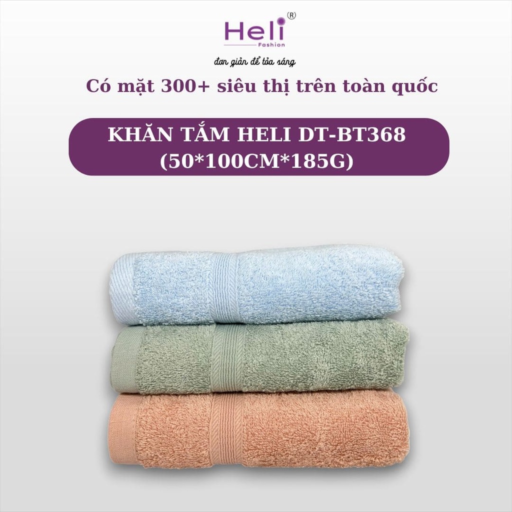 KHĂN TẮM  HELI DT-BT368 (50*100CM*185G)