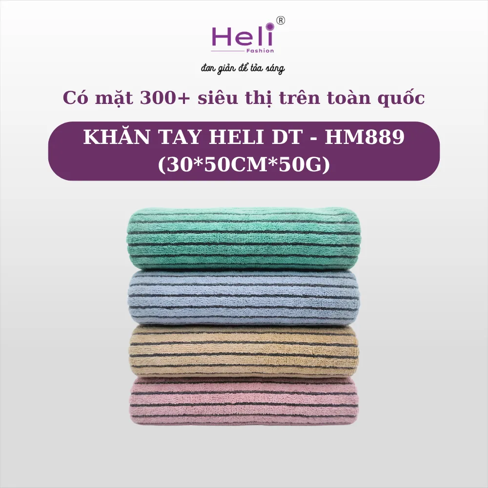 KHĂN TAY HELI DT - HM889 (30*50CM*50G)