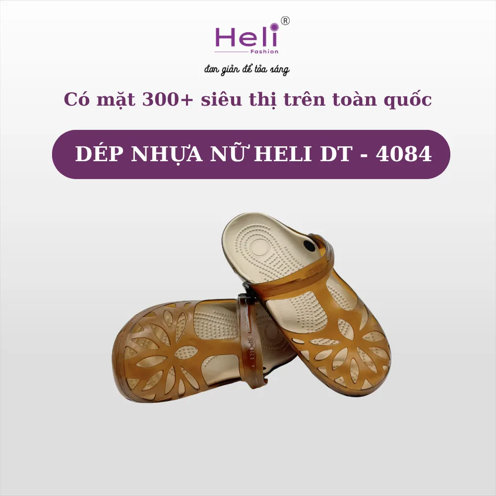 DÉP NHỰA NỮ HELI DT - 4084
