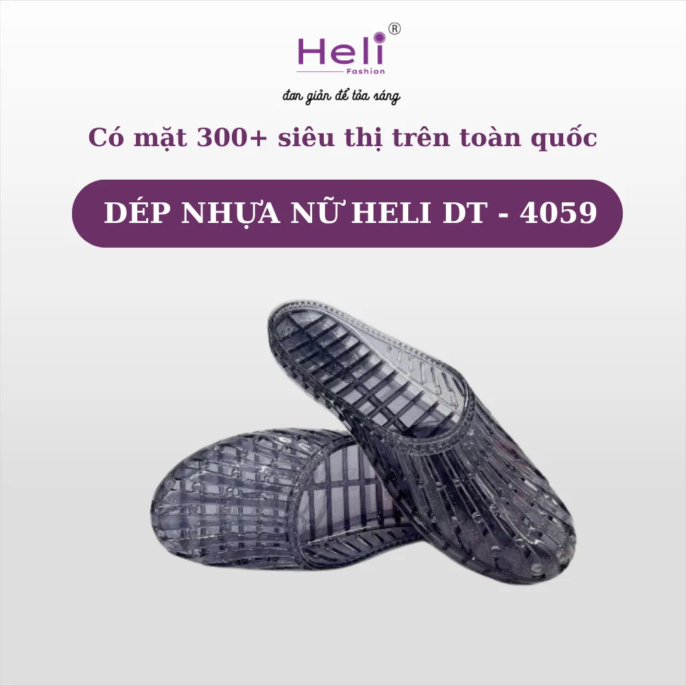 DÉP NHỰA NỮ HELI DT - 4059