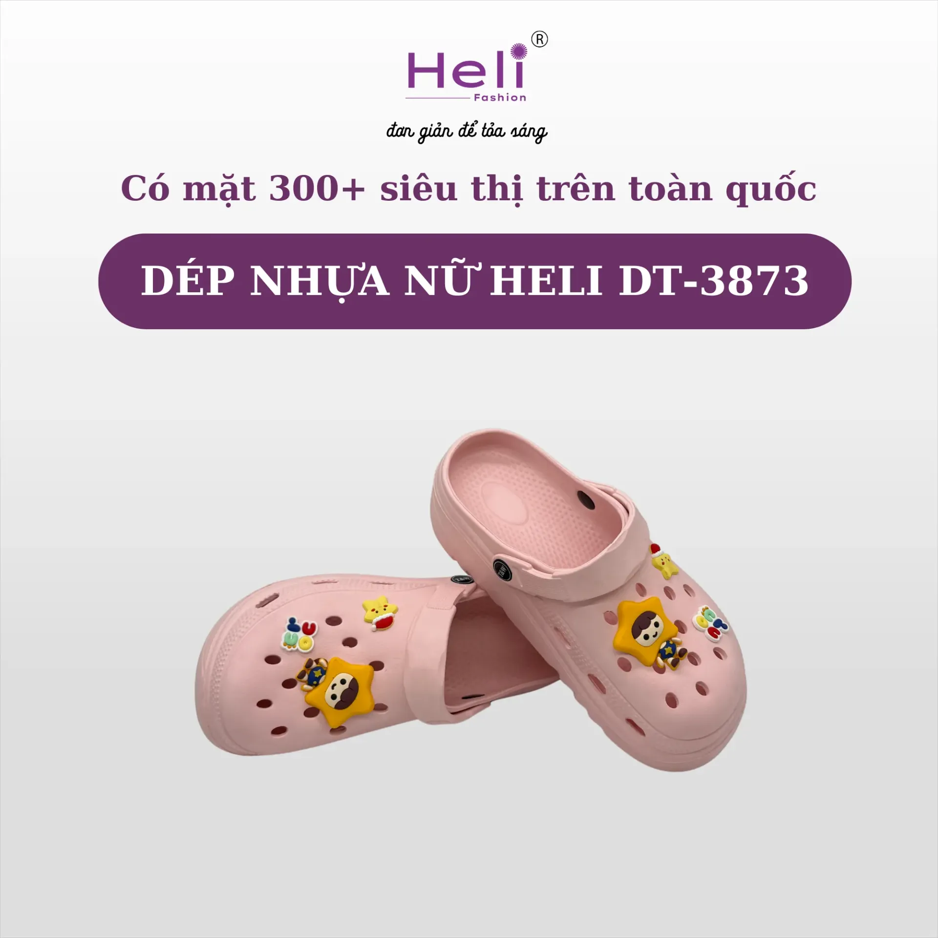 DÉP NHỰA NỮ HELI DT-3873