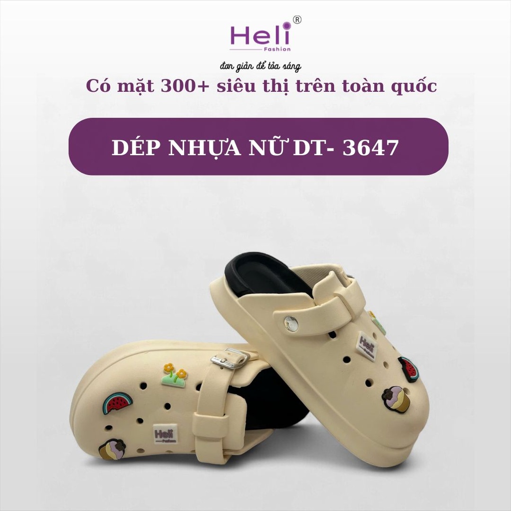 [8936175836477] Dép nhựa nữ DT- 3647