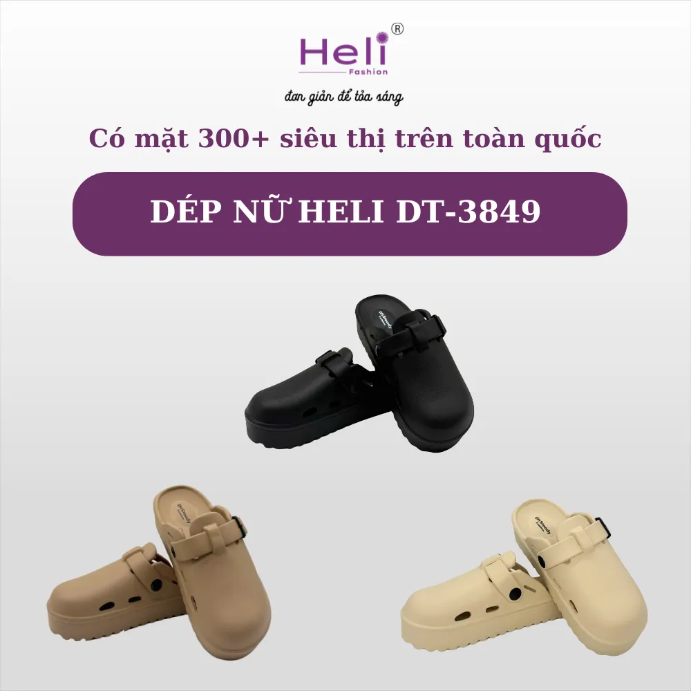 [8936175838495] DÉP NỮ HELI DT-3849