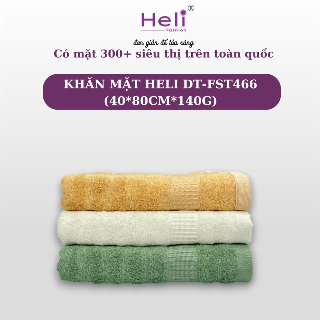 [8936175842201] KHĂN MẶT HELI DT-FST466 (40*80CM*140G)