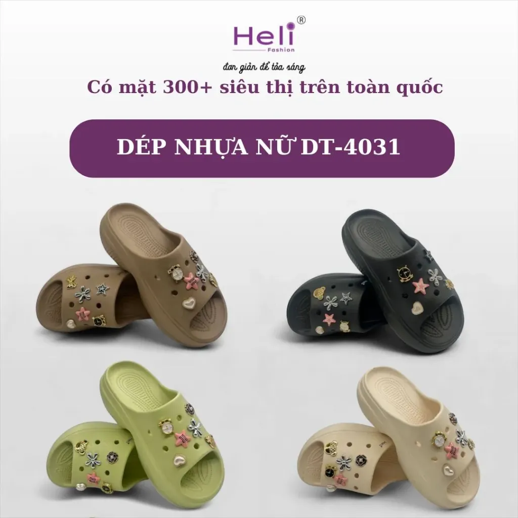 DÉP NHỰA NỮ HELI DT-4031