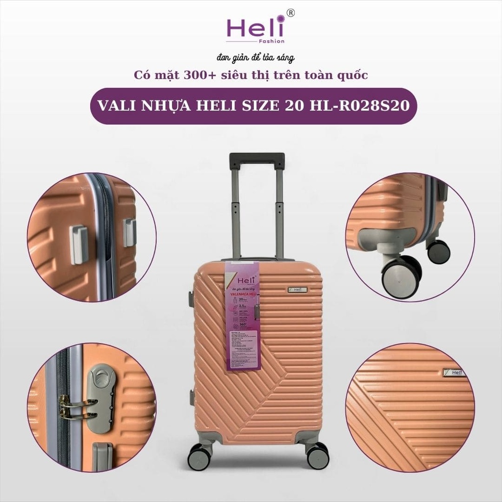 [8936175841488] VALI NHỰA HELI SIZE 20 HL-R028S20