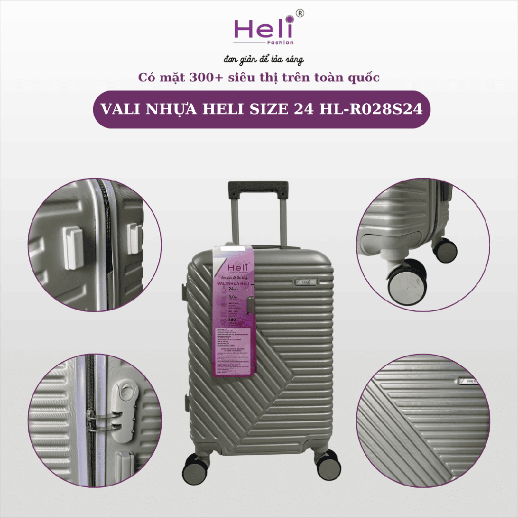 [8936175841495] VALI NHỰA HELI SIZE 24 HL-R028S24