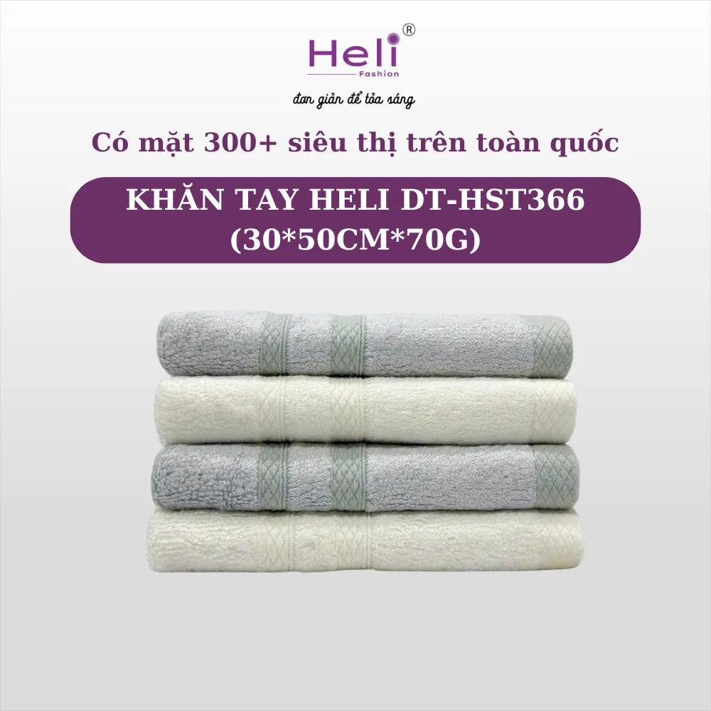 [8936175837092] KHĂN TAY HELI DT-HST366 (30*50CM*70G)