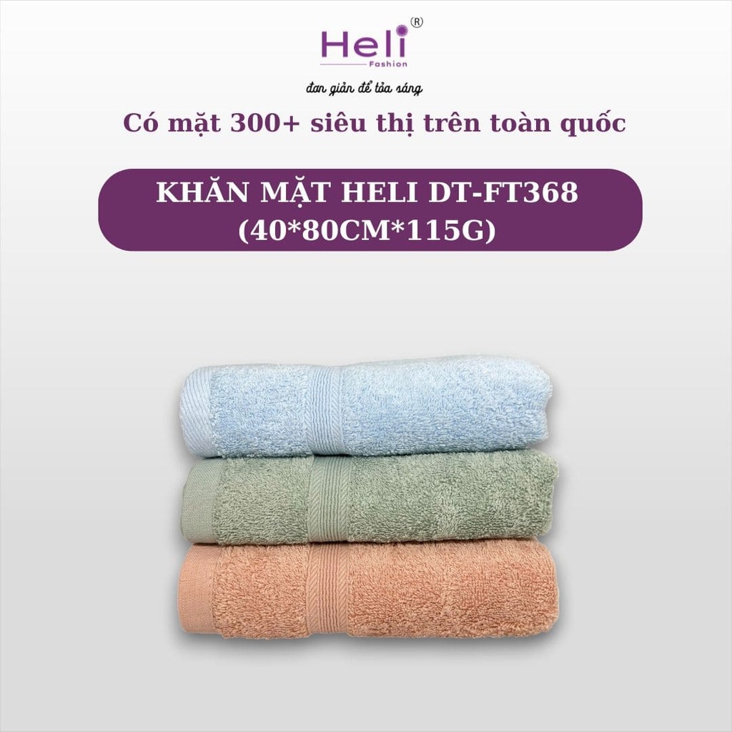 [8936175836989] KHĂN MẶT HELI DT-FT368 (40*80CM*115G)