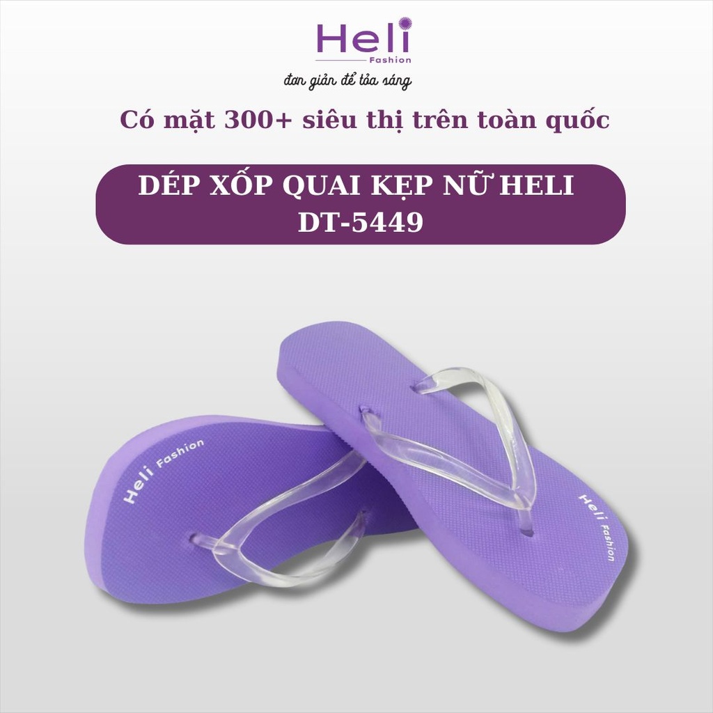 [8936175835449] DÉP XỐP QUAI KẸP NỮ HELI DT-5449